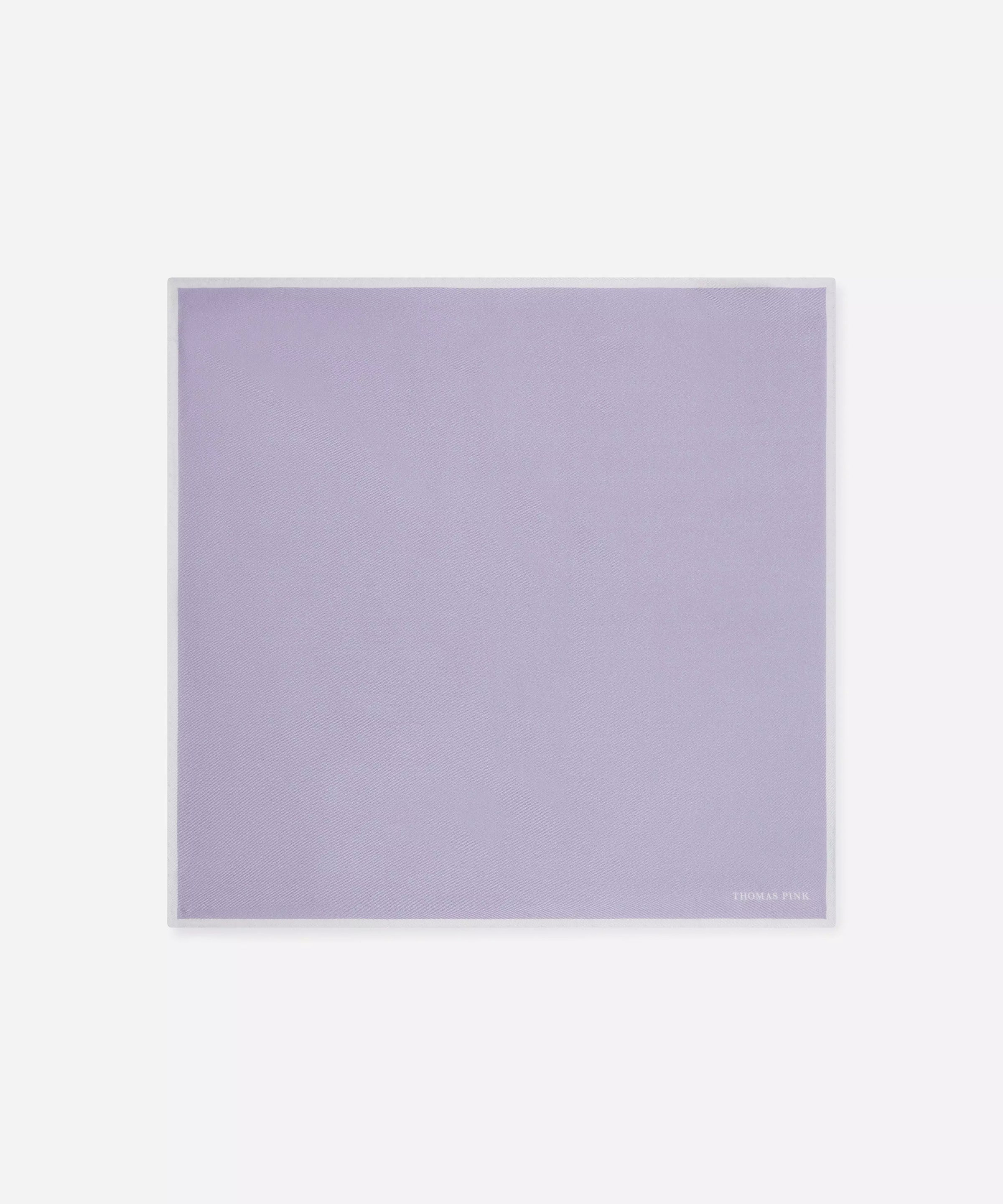 Lilac & Neutral Silk Twill Woven Pocket Square