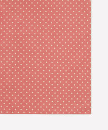 Pink & Neutral Polka Dot Silk Pocket Square