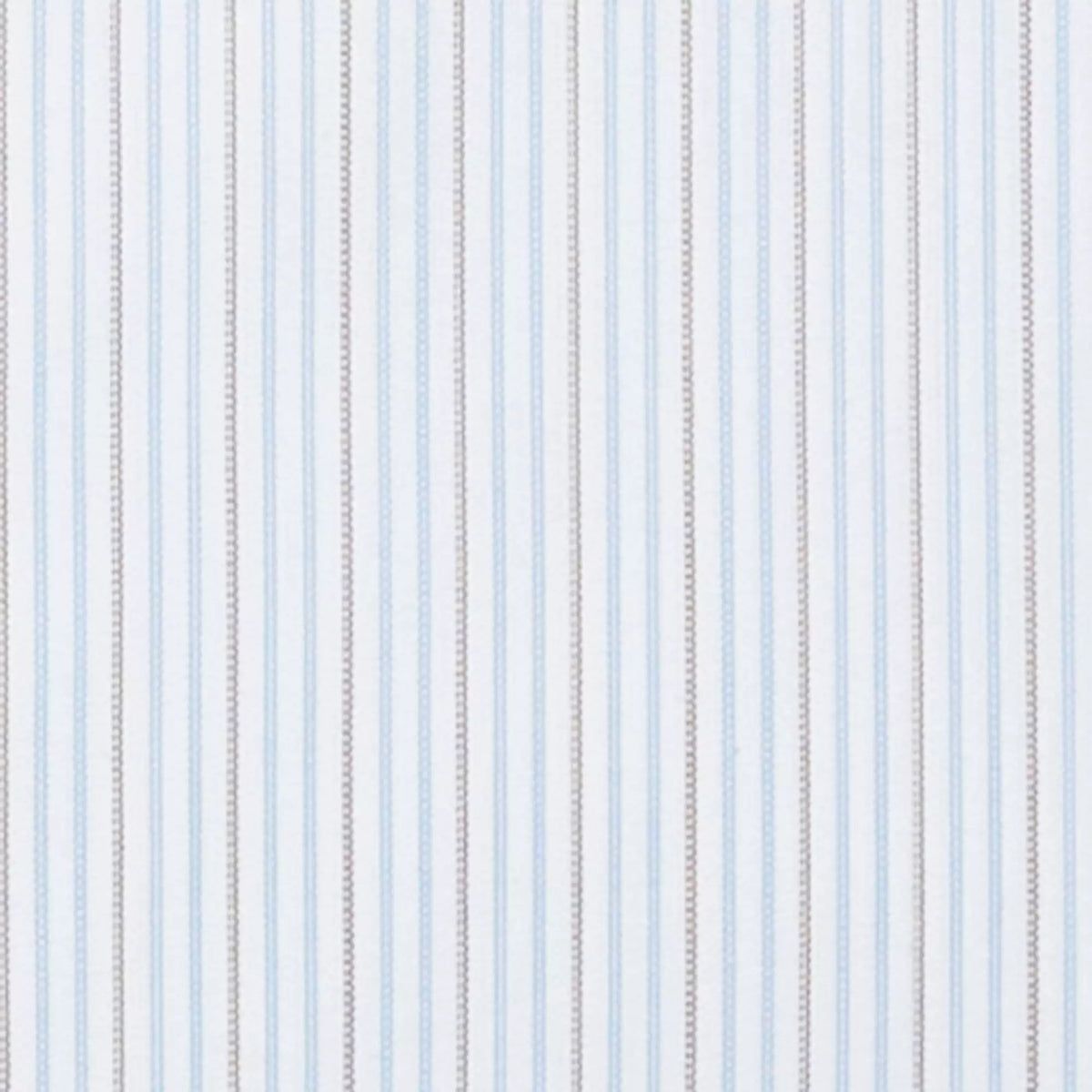Blue & Brown Tailored Fit Alumo Fine Stripe Formal Shirt