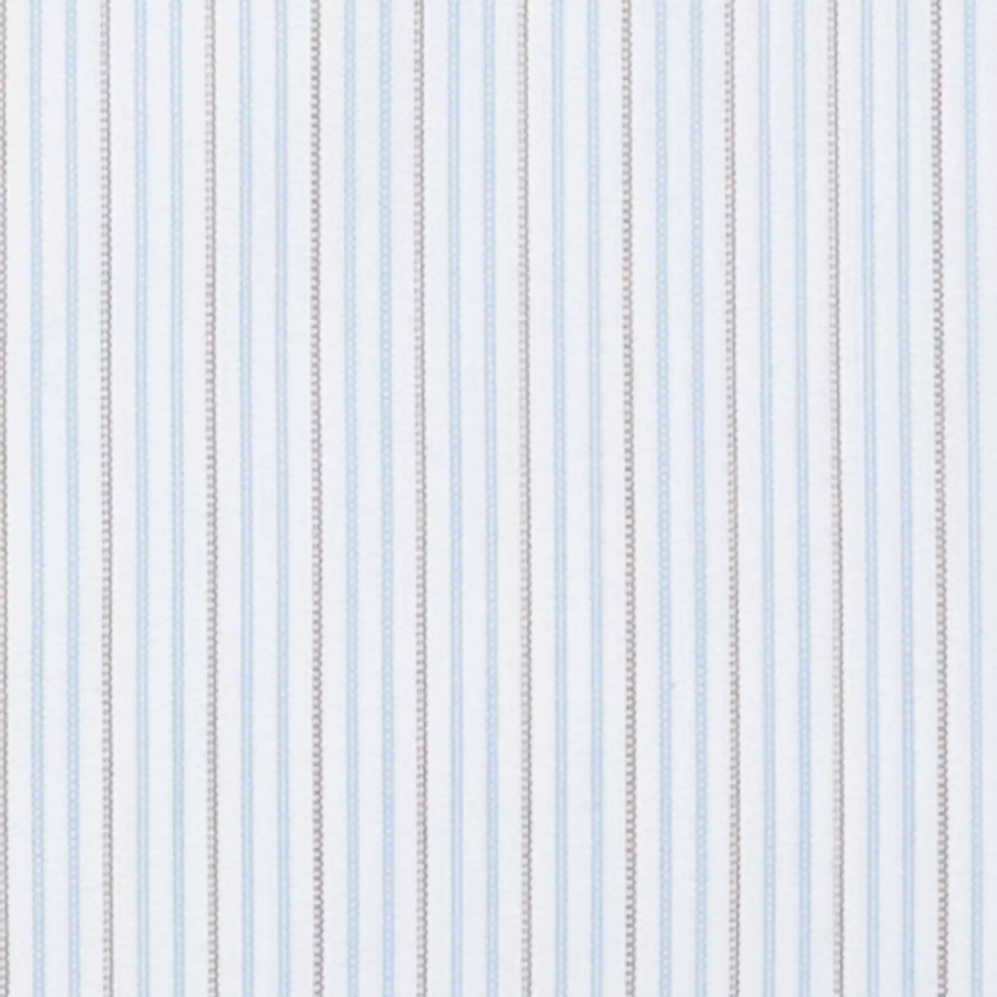Blue & Brown Tailored Fit Alumo Fine Stripe Formal Shirt