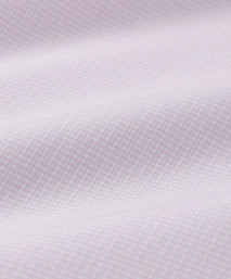 Pale Pink Tailored Fit Micro Check Formal Shirt