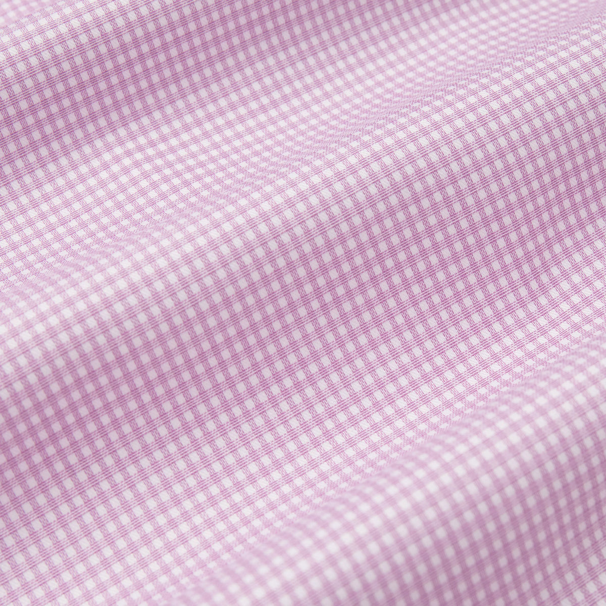 Pale Pink & White Classic Fit Micro Check Formal Shirt