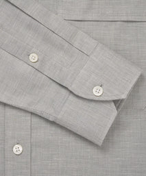 Pale Green Slim Fit Smart Casual Cotton Linen Slub Shirt